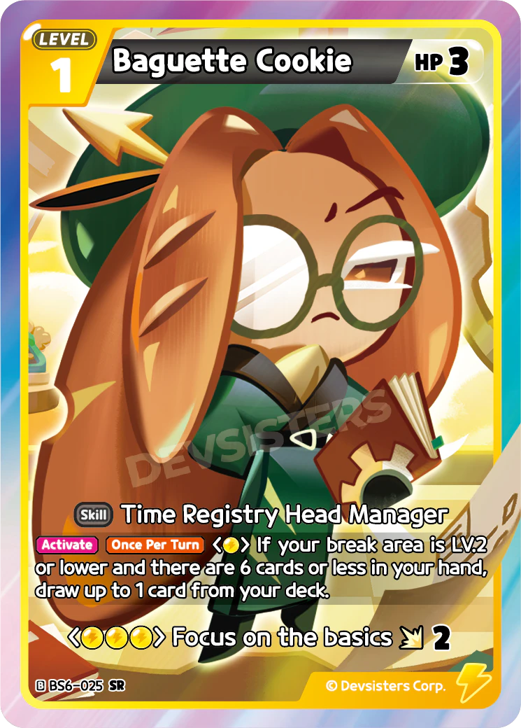 Image for Baguette Cookie (BS6-025) (BS6) - CookieRun: Braverse TCG