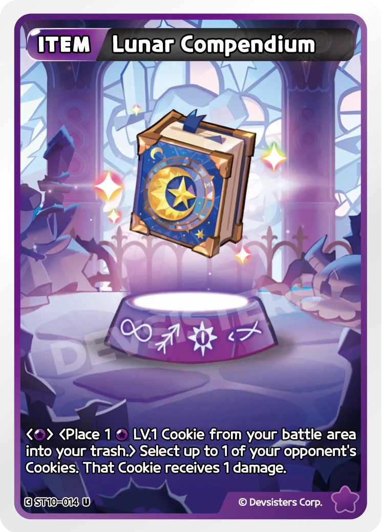 Image for Lunar Compendium (ST10-014) (ST10) - CookieRun: Braverse TCG