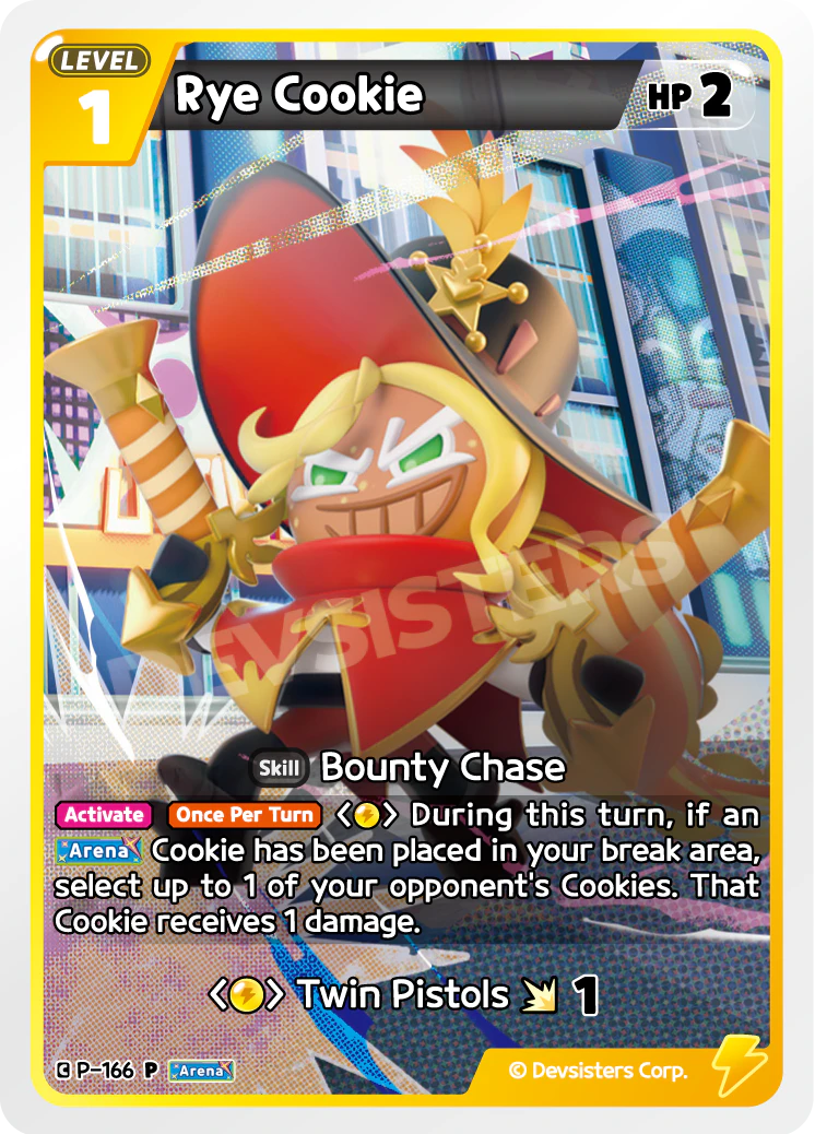 Image for Rye Cookie (P-166) (P) - CookieRun: Braverse TCG