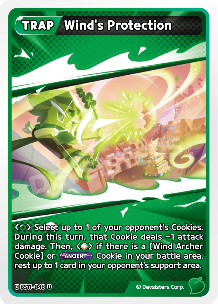 Image for Wind's Protection (BS11-048) (BS11) - CookieRun: Braverse TCG
