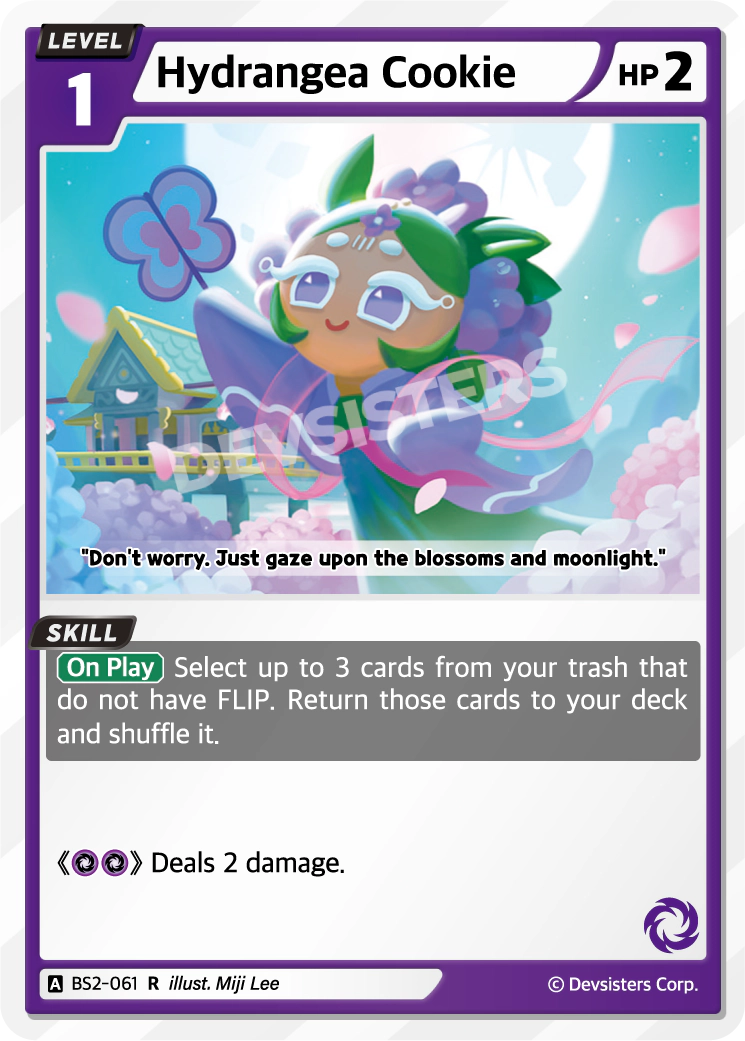 Image for Hydrangea Cookie (BS2-061) (BS2) - CookieRun: Braverse TCG