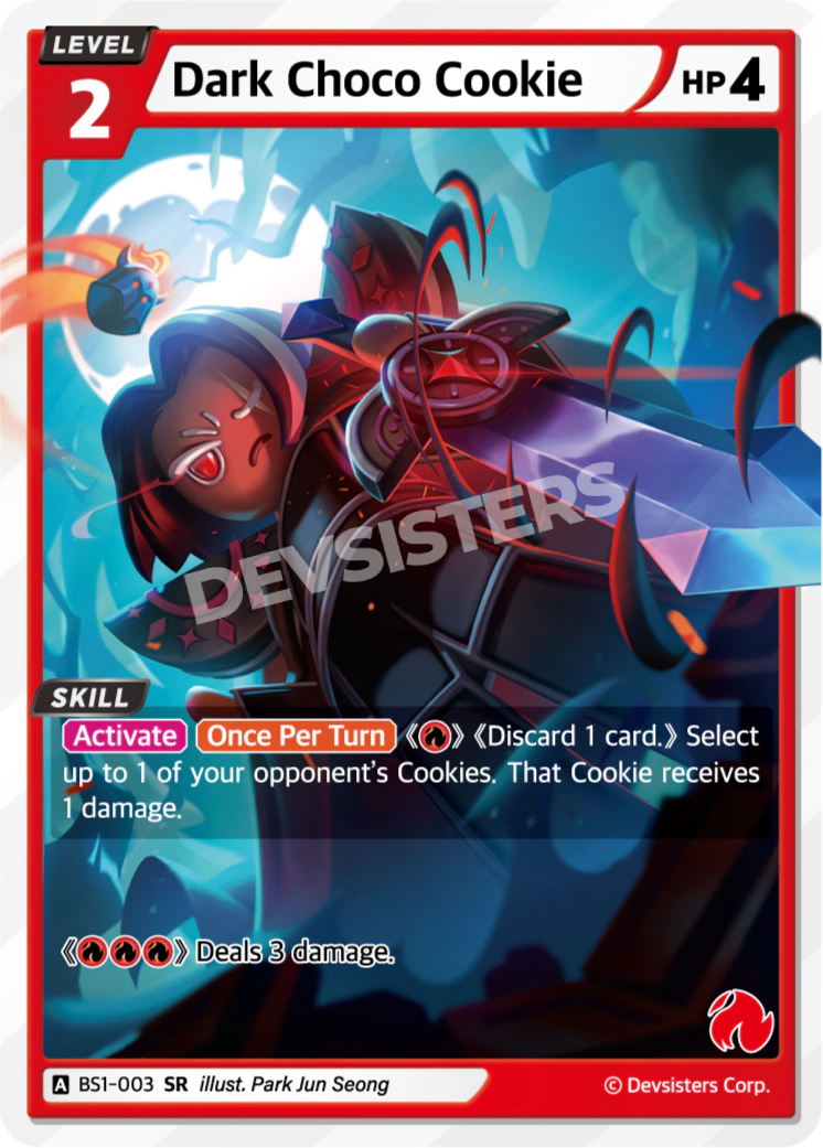Image for Dark Choco Cookie (BS1-003) (BS1) - CookieRun: Braverse TCG
