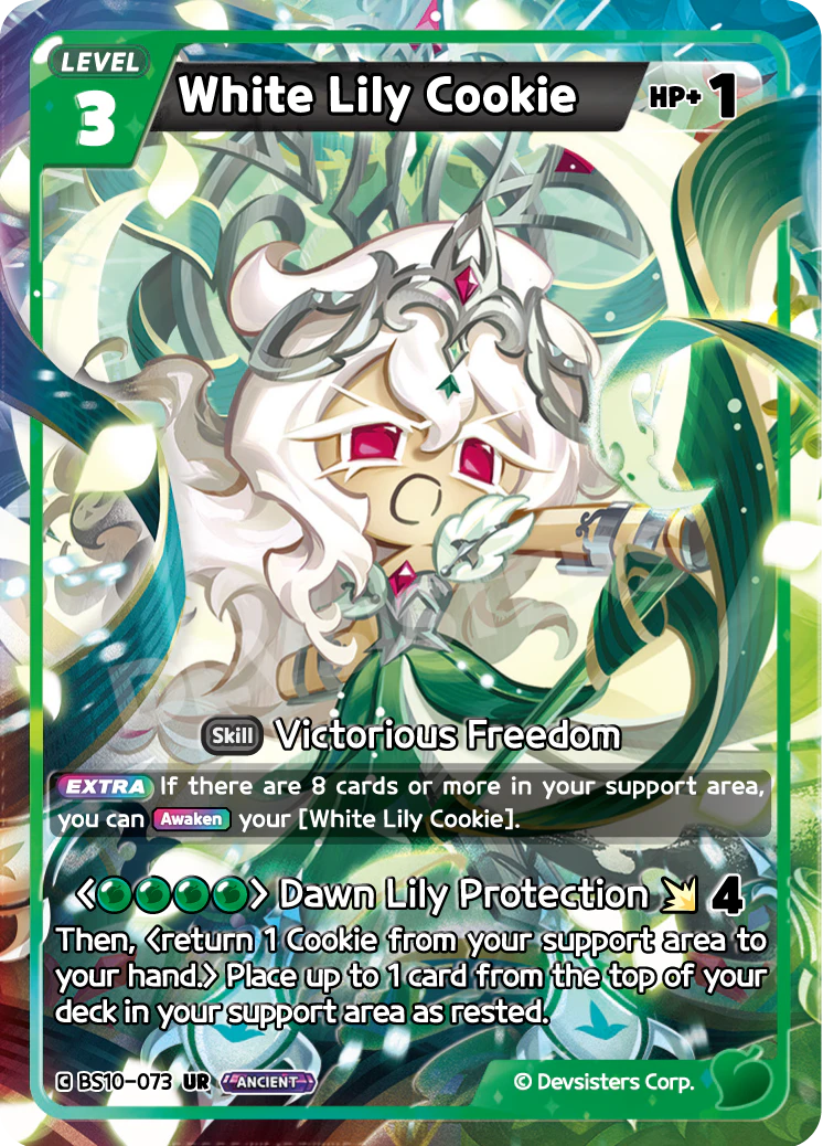 Image for White Lily Cookie (BS10-073) (BS10) - CookieRun: Braverse TCG