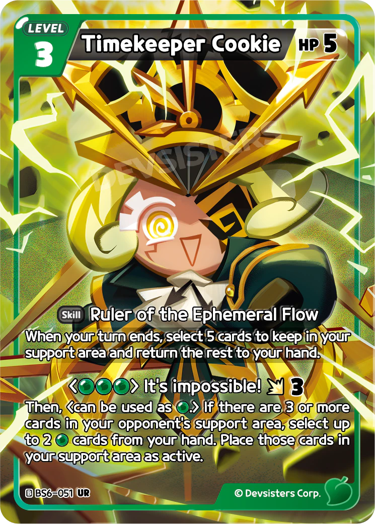 Image for Timekeeper Cookie (BS6-051) (BS6) - CookieRun: Braverse TCG