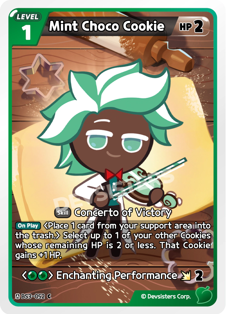 Image for Mint Choco Cookie (BS3-052) (BS3) - CookieRun: Braverse TCG