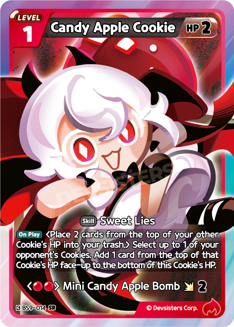 Image for Candy Apple Cookie (BS9-014) (BS9) - CookieRun: Braverse TCG