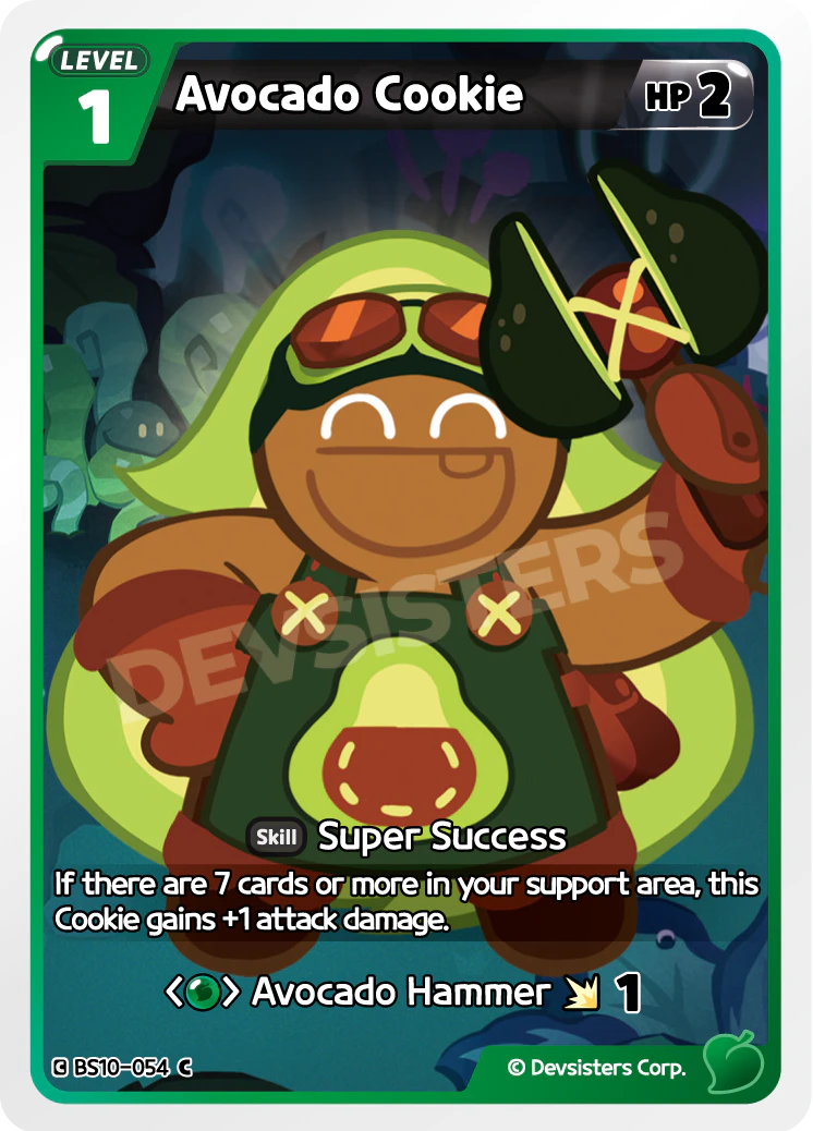 Image for Avocado Cookie (BS10-054) (BS10) - CookieRun: Braverse TCG