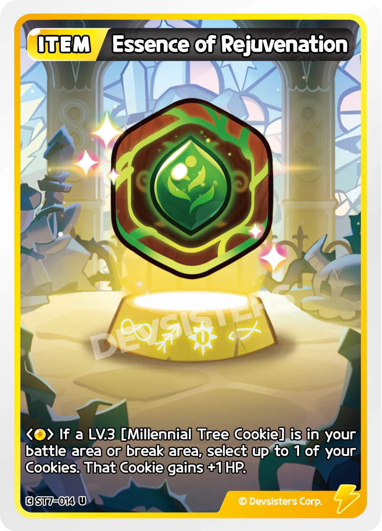 Image for Essence of Rejuvenation (ST7-014) (ST7) - CookieRun: Braverse TCG