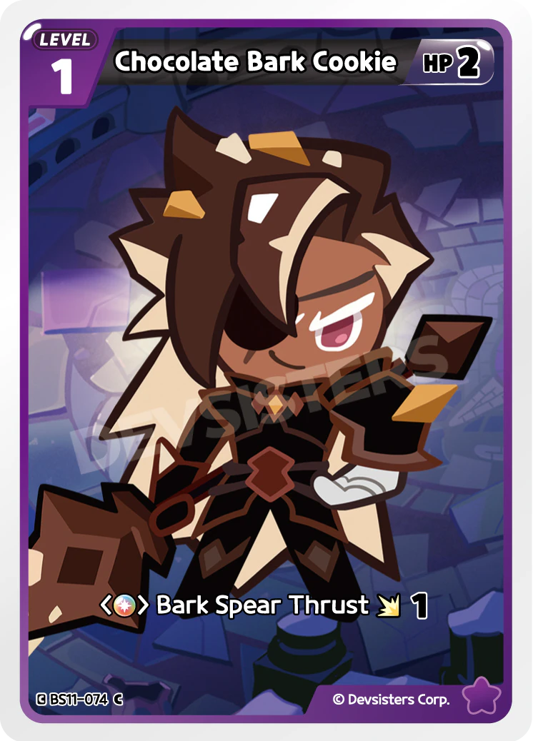 Image for Chocolate Bark Cookie (BS11-074) (BS11) - CookieRun: Braverse TCG