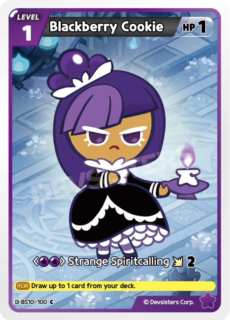 Image for Blackberry Cookie (BS10-100) (BS10) - CookieRun: Braverse TCG
