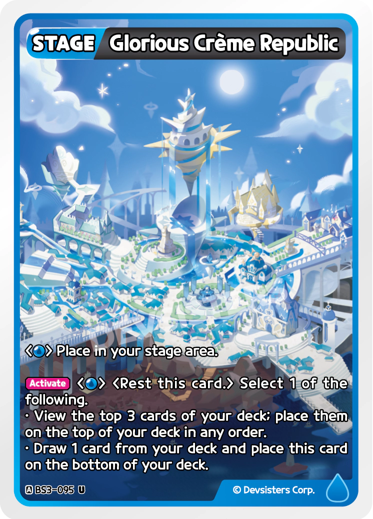 Image for Glorious Crème Republic (BS3-095) (BS3) - CookieRun: Braverse TCG