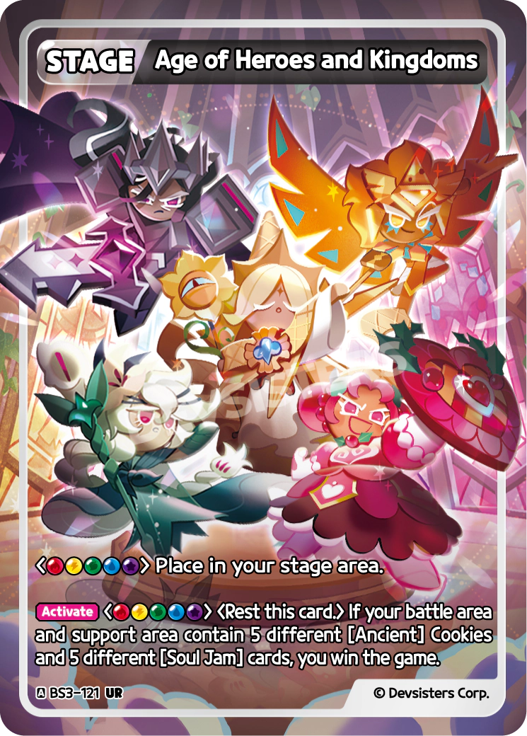Image for Age of Heroes and Kingdoms (BS3-121) (BS3) - CookieRun: Braverse TCG