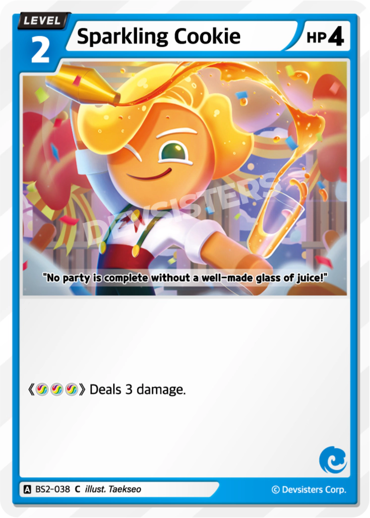 Image for Sparkling Cookie (BS2-038) (BS2) - CookieRun: Braverse TCG