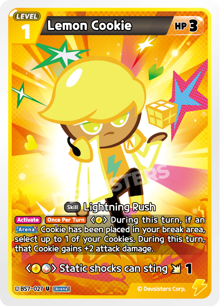 Image for Lemon Cookie (BS7-027) (BS7) - CookieRun: Braverse TCG
